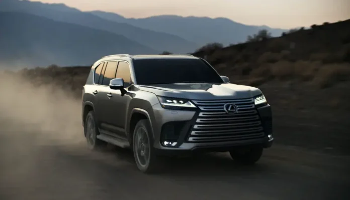 2026 Lexus LX 700h on the road